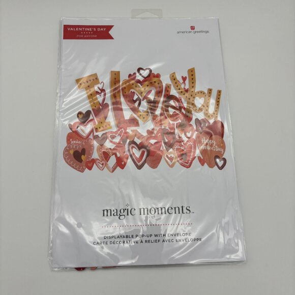 American Greetings Magic Moments Displayable Pop-Up Valentine's Day Cards NEW - Picture 4 of 15